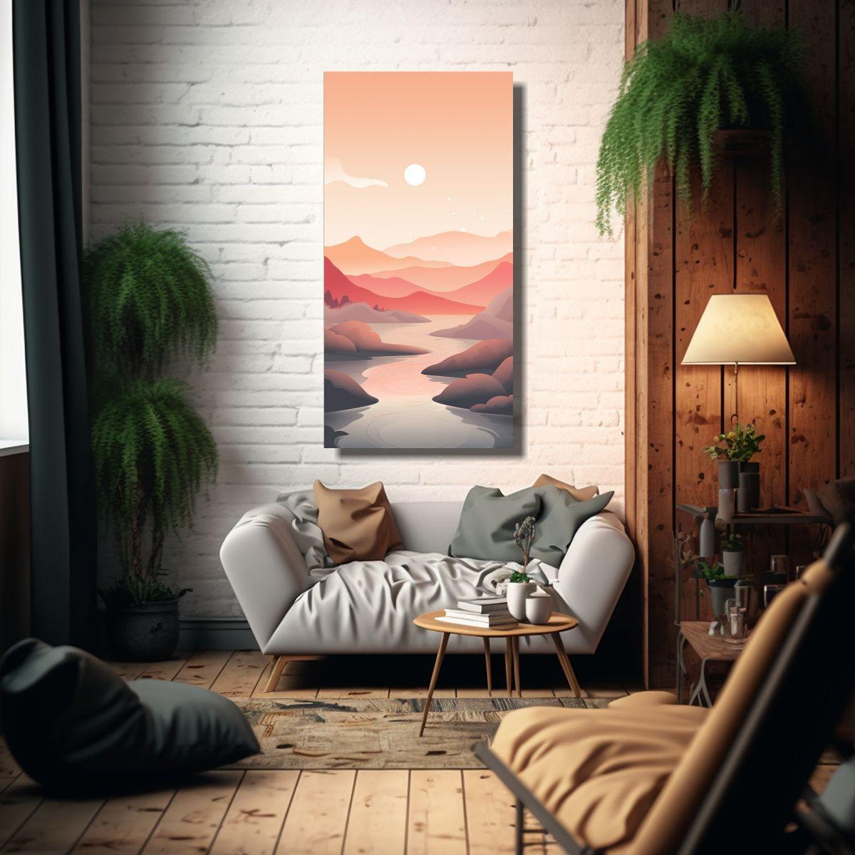 Pintura Decorativa Surrealista En Alta Calidad 40x80cm-2