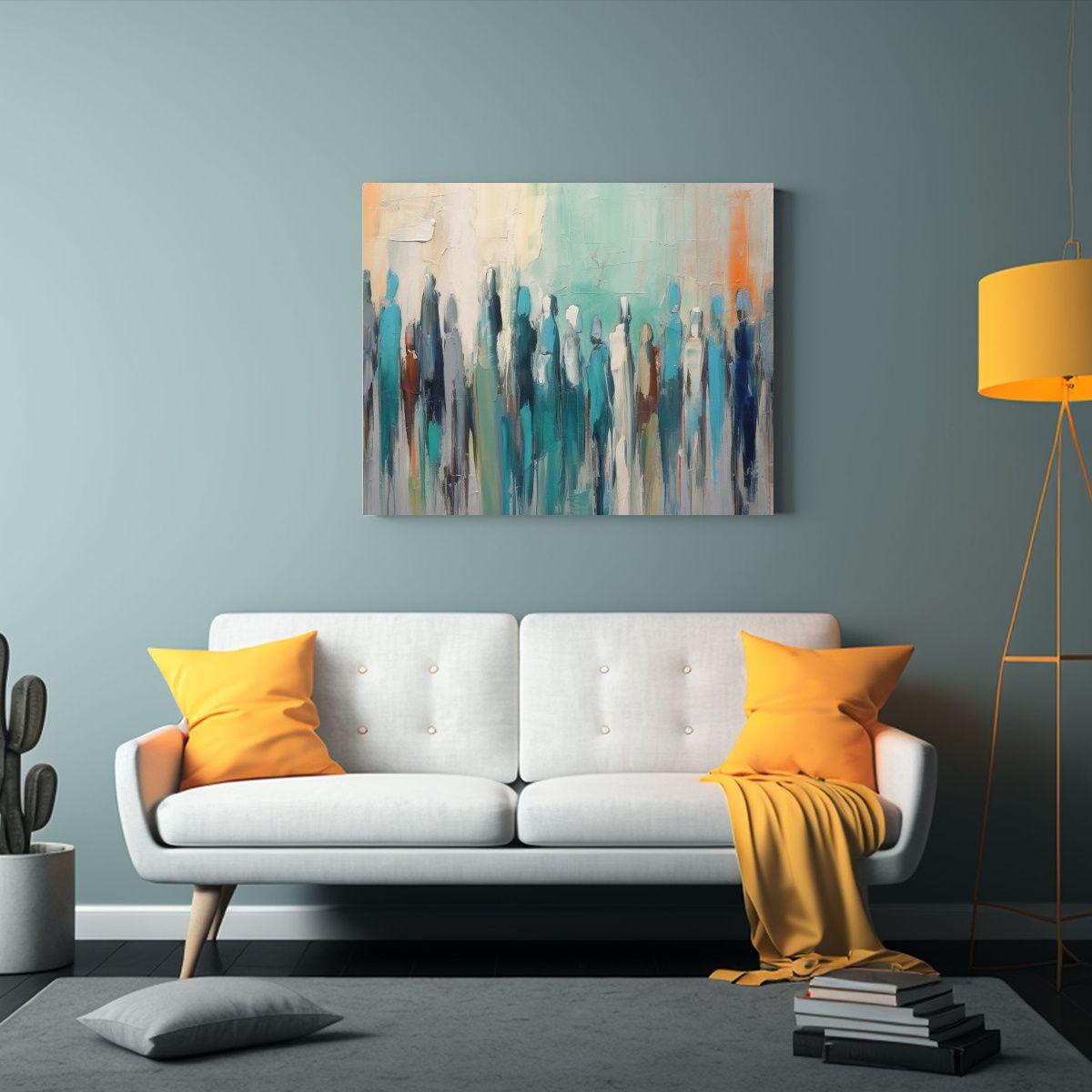Pinturas De Alta Calidad Estilo Crepuscular Beige Para Decor 60x40cm-2
