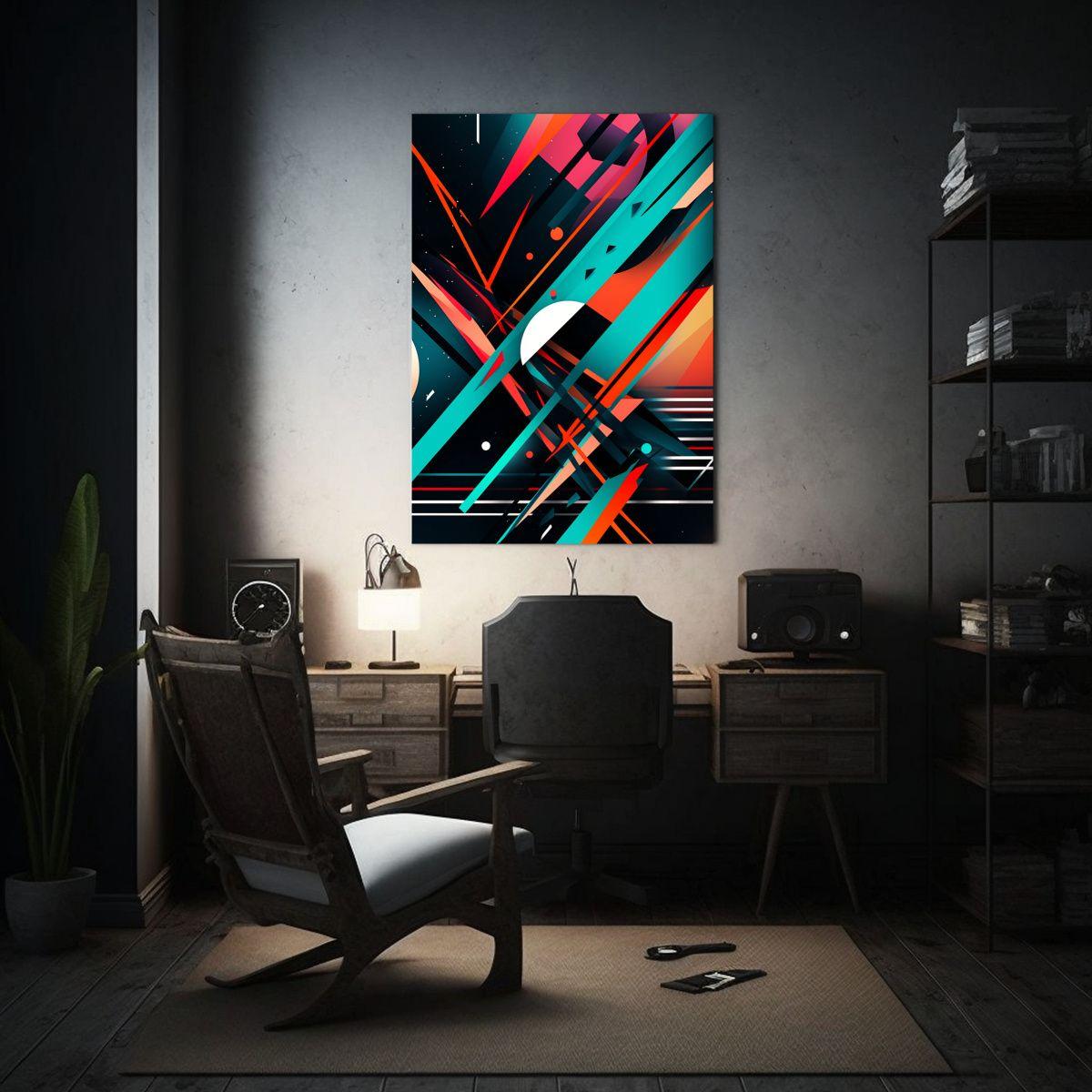 Lienzo Expresión Escena Pintura Decorativa 80x120cm-2