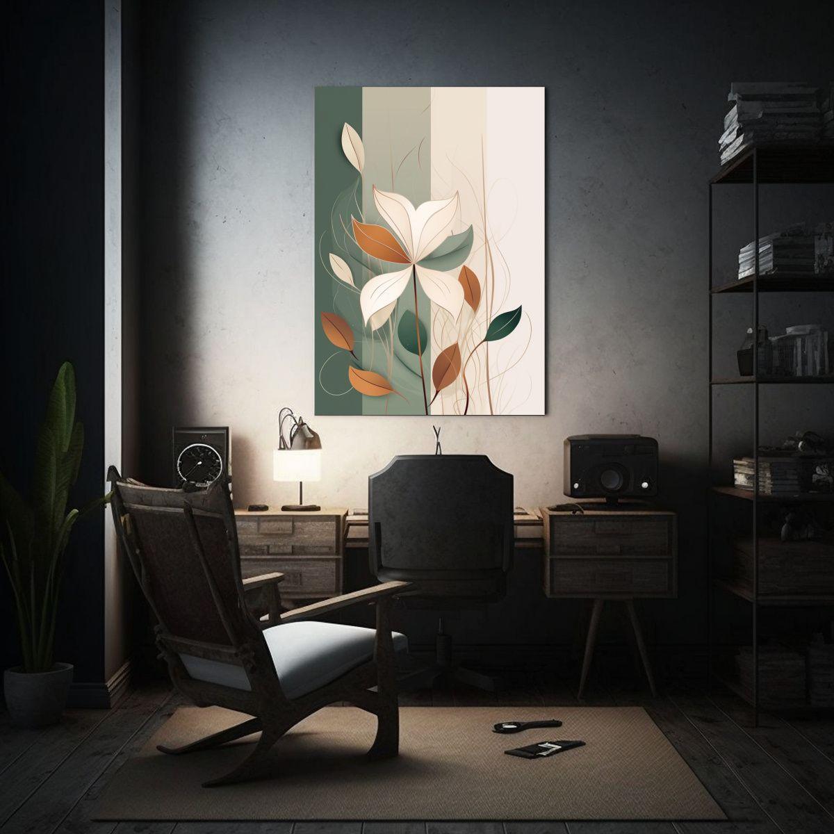 Cuadro Decorativo Riqueza Visual Arte Botánico 30x45cm-2