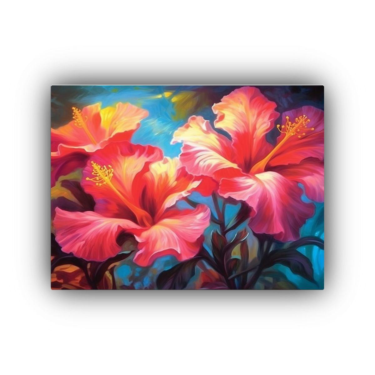 Pintura Juvenil En Colores Vibrantes Para Arte De Pared 60x40cm-0
