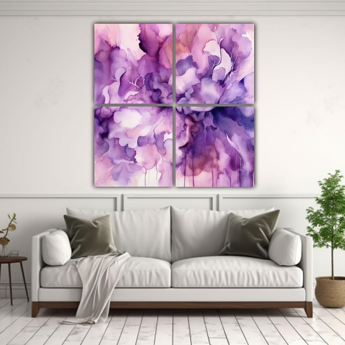 Pinturas Decorativas De Tela Creativa Con 140x140 Cm-2