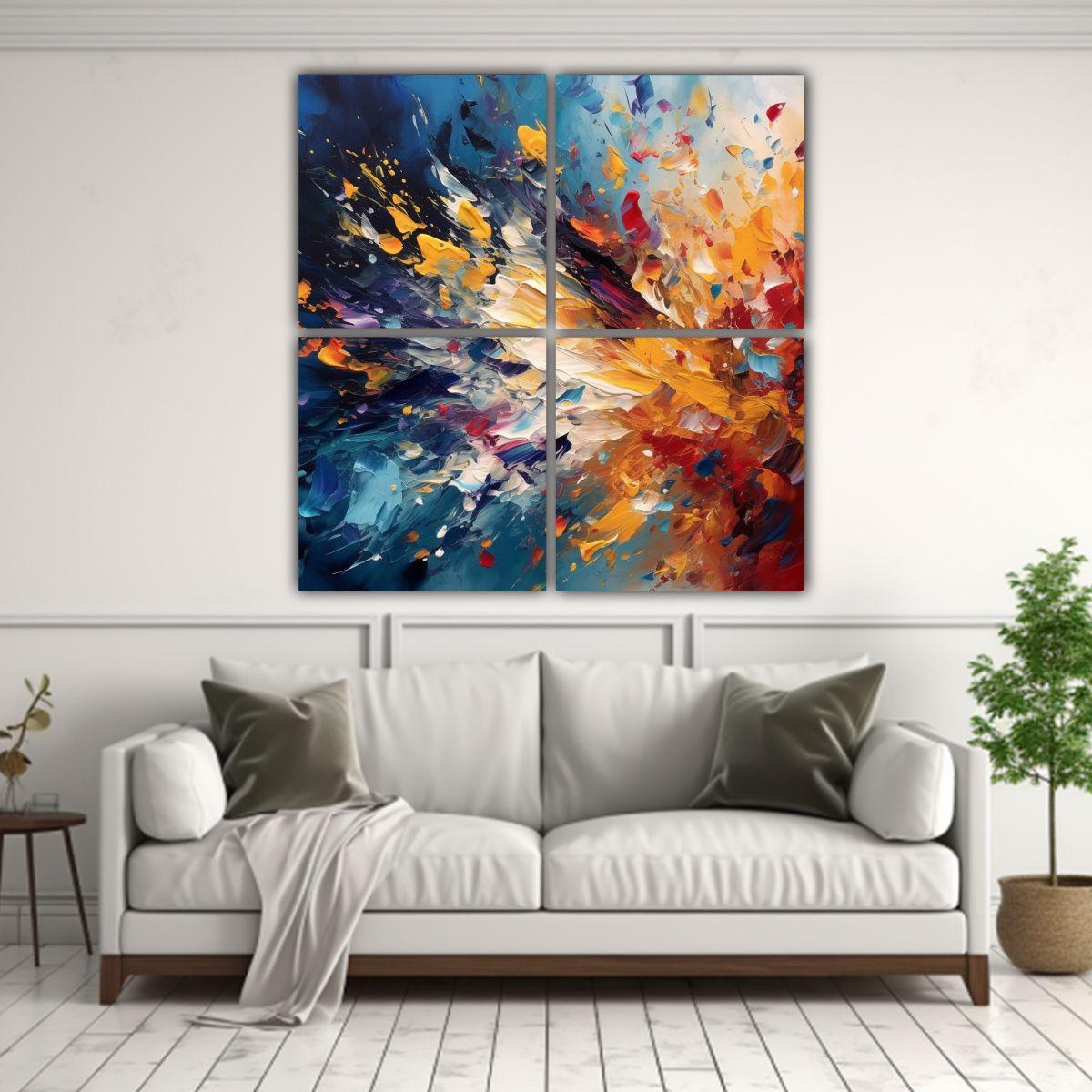Cuadros Fotografía Intensidad: Creación De 140x140 Cm-2