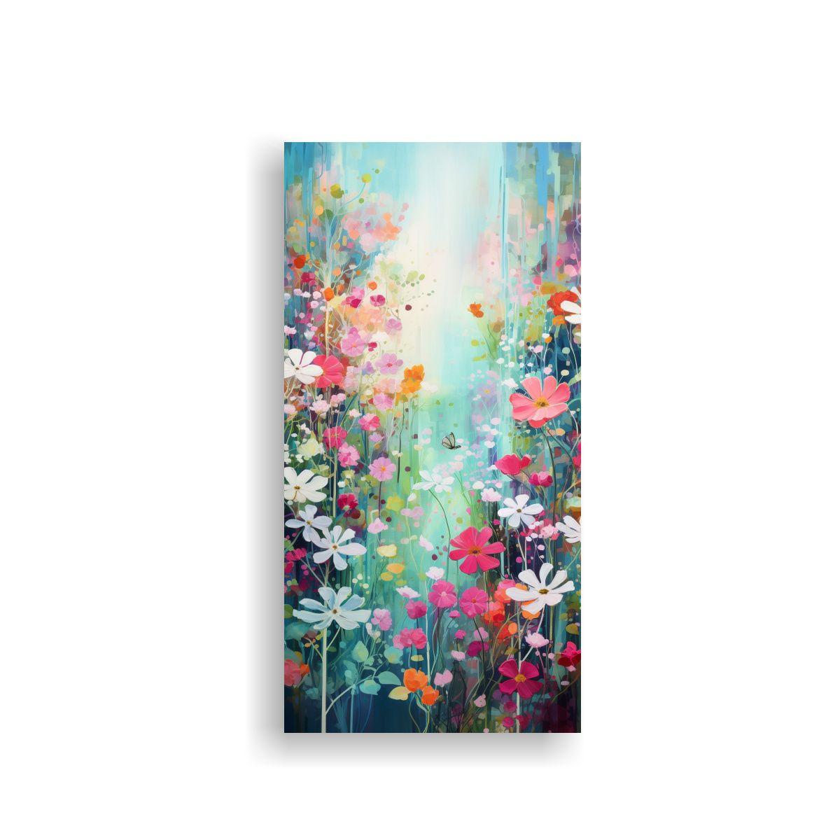 Paisajes Primaverales Abstractos Impresos En Arte  50x100cm-0