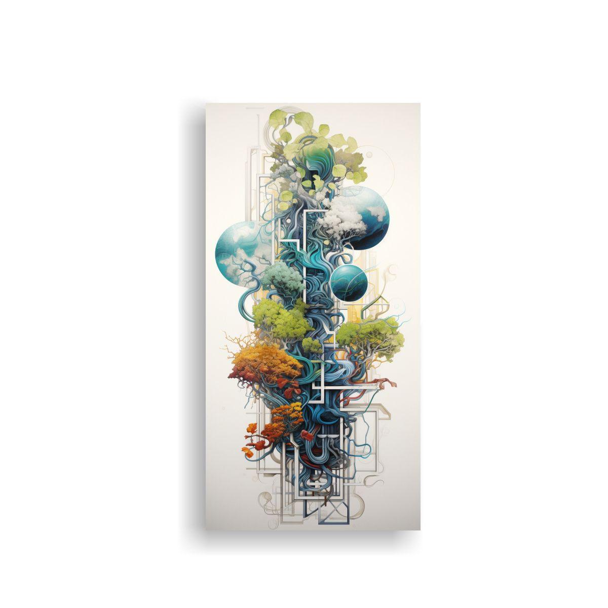 Pinturas De Decoración Vanguardia Vision Fusión 70x140cm-0