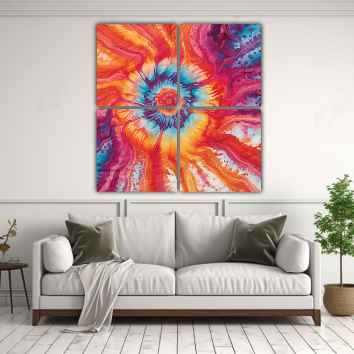 Explora Las Texturas Y Colores De Lienzos 100x100 Cm-2