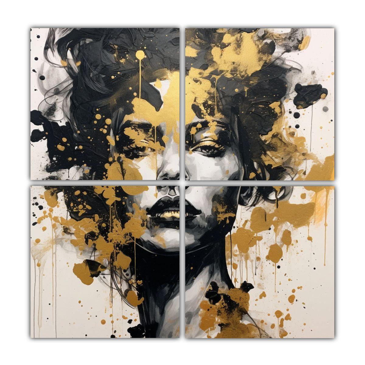 Artes Inspiradoras: Detalle Cuadro Técnica Mixta 200x200 Cm-0