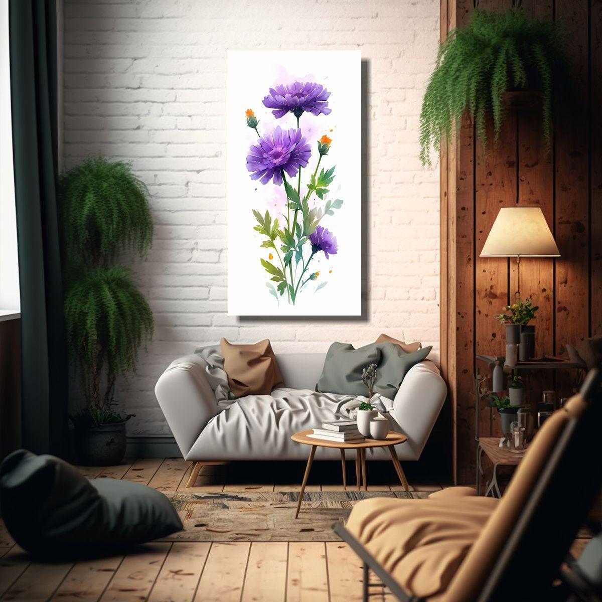 Pinturas Decorativas Con Composición De Vitalidad 60x120cm-2