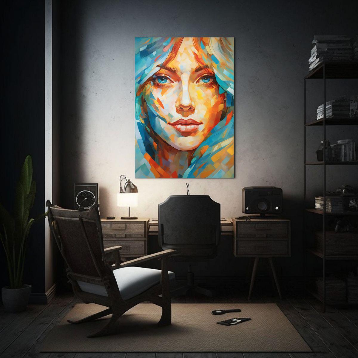 Lienzo De Gal Gadot Y Scar En Bastidor 60x90cm-2