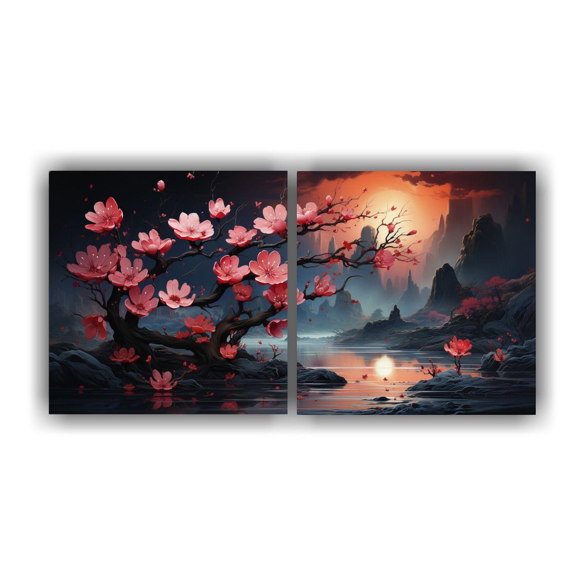 Pinturas Decorativas 2 Fine Arts Tonos Temática 100x50 Cm-0