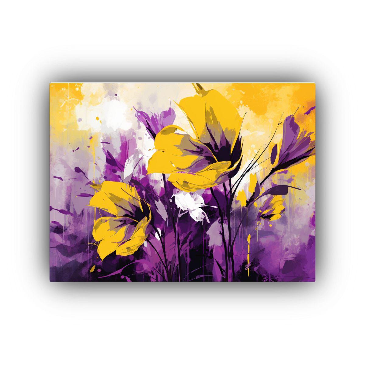 Pinturas Decorativas Con Atmósfera Neonoir Y Colores Amaril 50x40cm-0