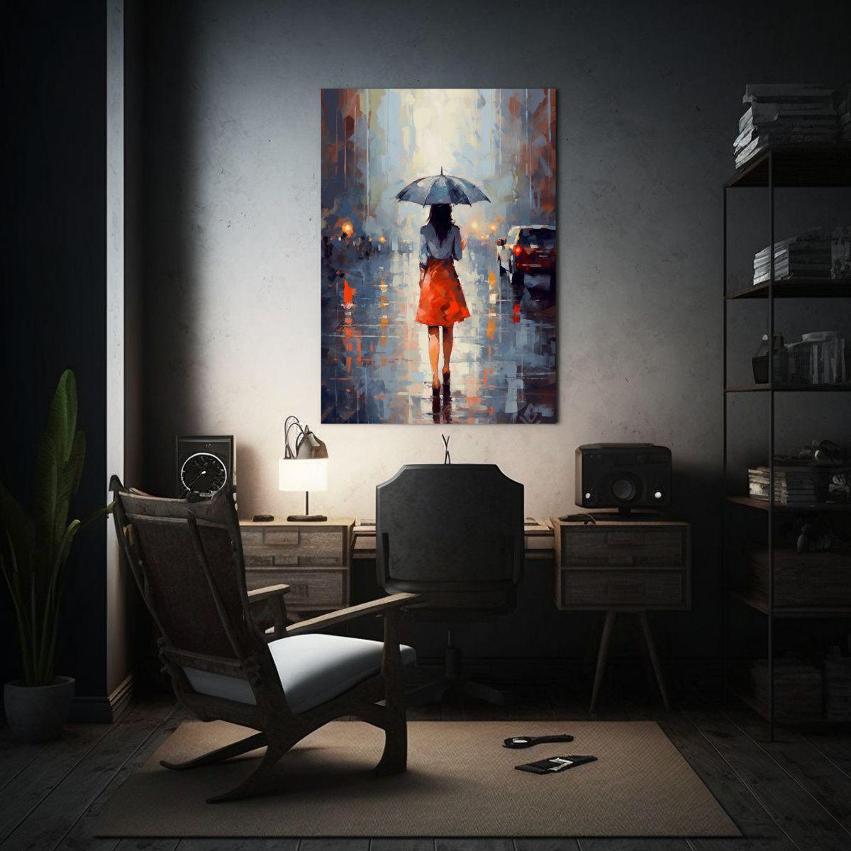 Pintura Decorativa En Bastidor: Mujeres Jugando 80x120cm-2