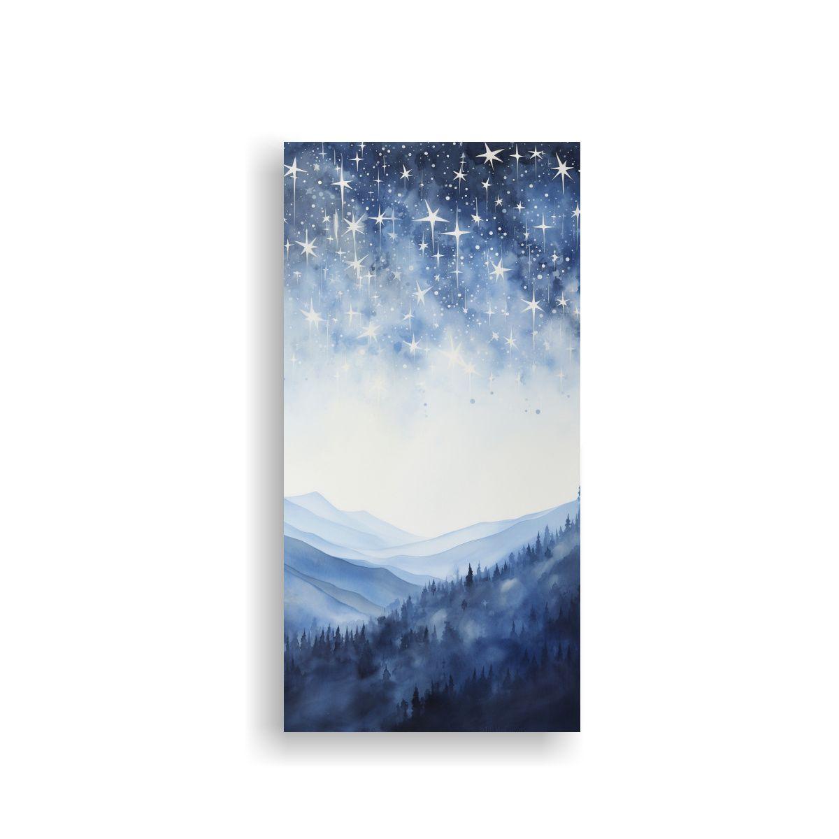 Cuadro Decorativo De Paisaje De Montaña Con 80x160cm-0
