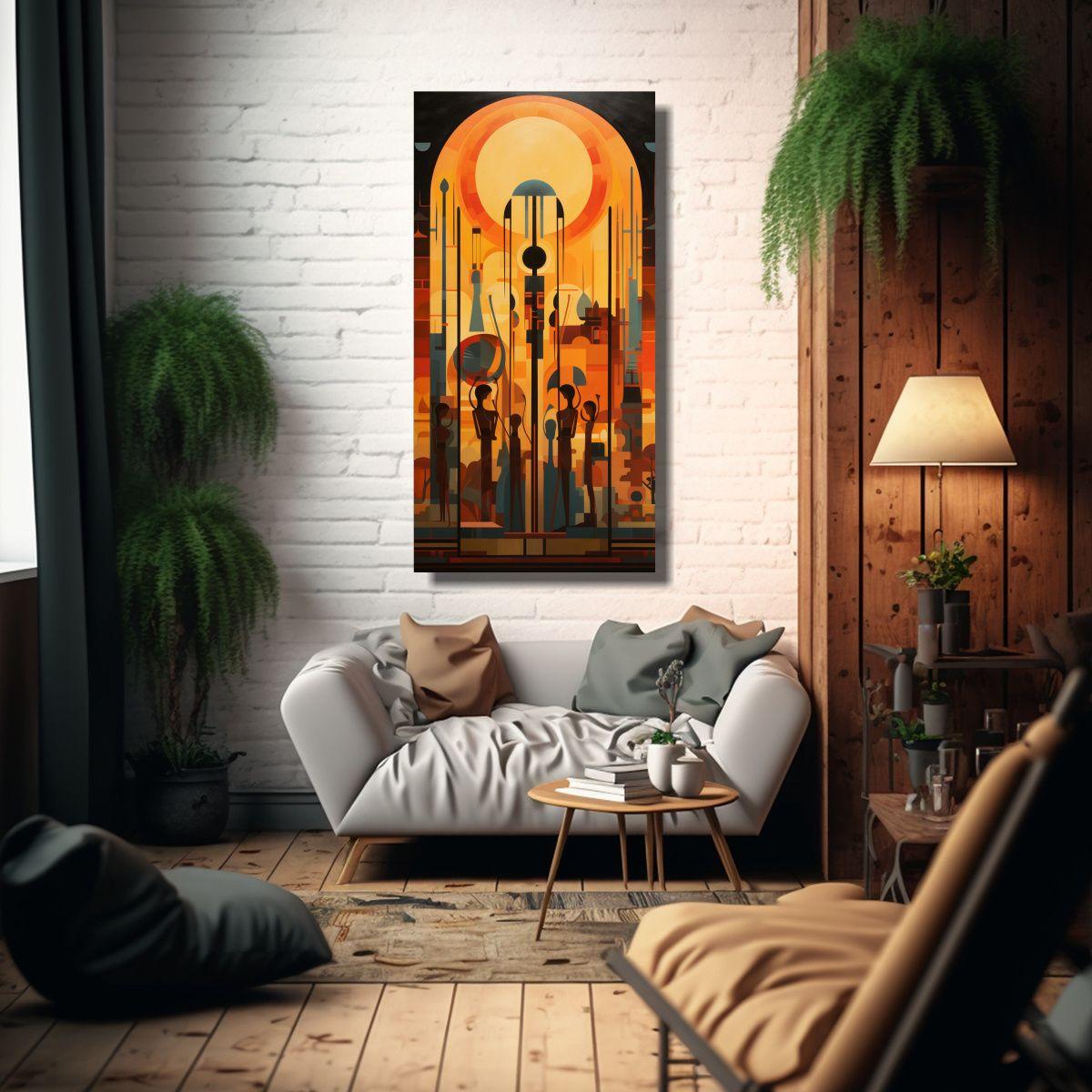 Pintura Decorativa De Lienzo Fotográfico 60x120cm-2