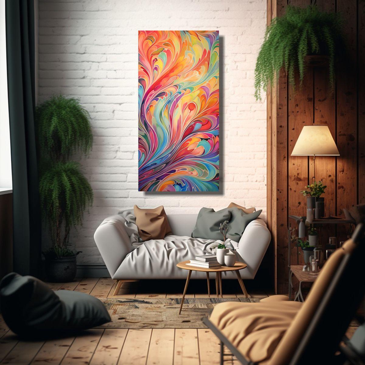 Pinturas Decorativas De Patrones Abstractos 40x80cm-2