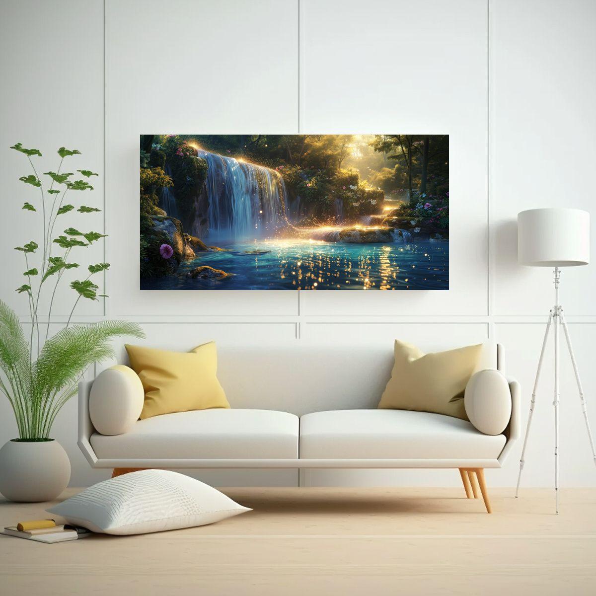 Pintura Minimalista: Cuadro Colores, Lugar 80x40cm-2