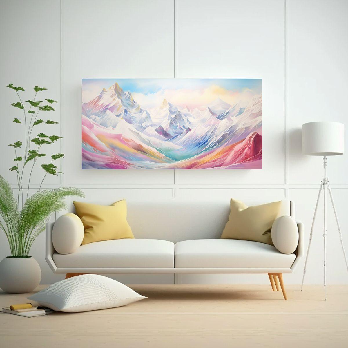 Pinturas De Decoración Abstracta De La Visión 40x20cm-2