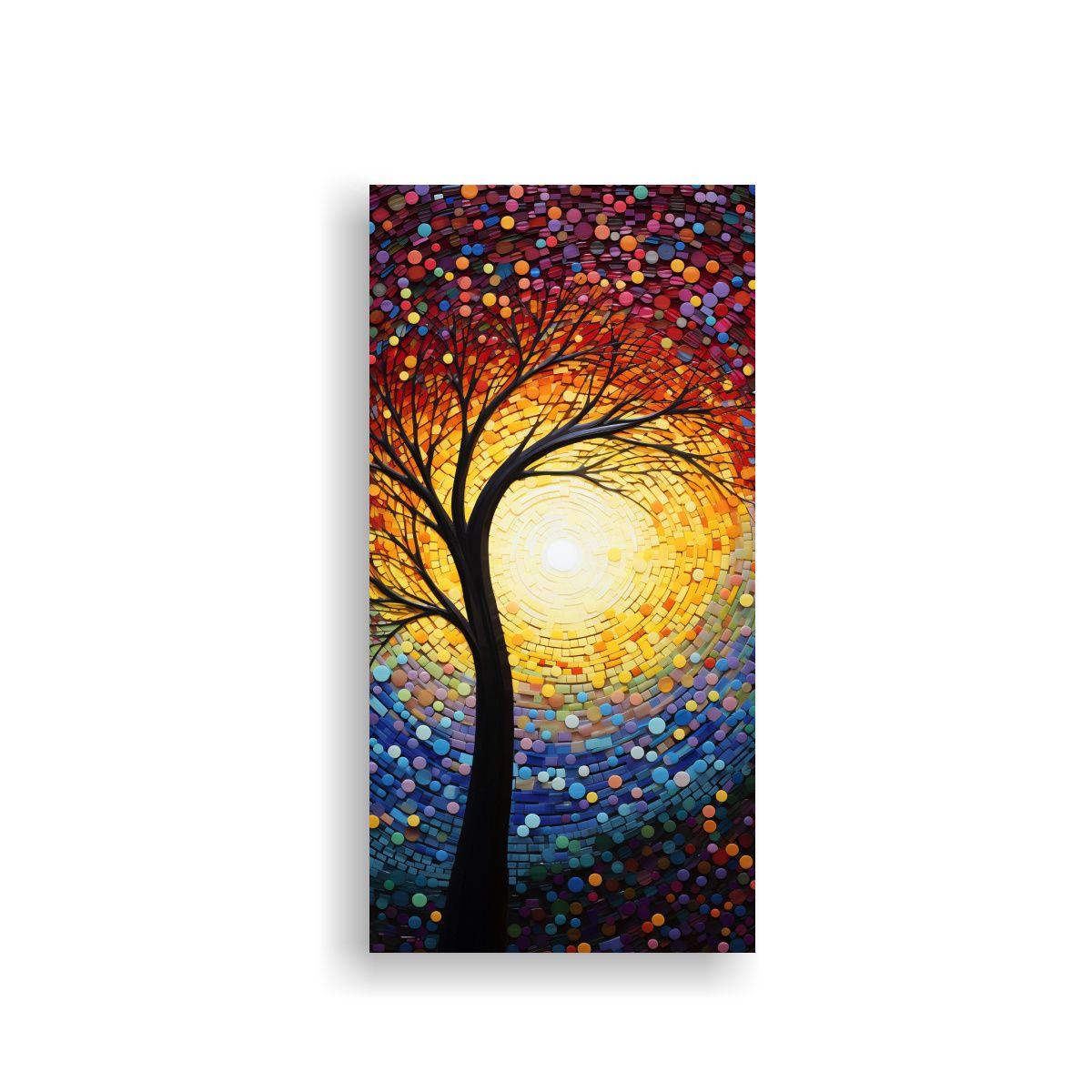 Pintura Decorativa De Lienzo Con Fusión 20x40cm-0