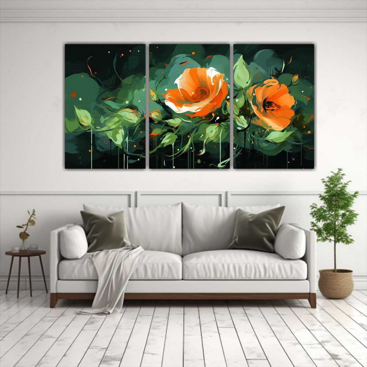 Pinturas Decorativas Estilo Neonoir En Colores 180x90 Cm-2