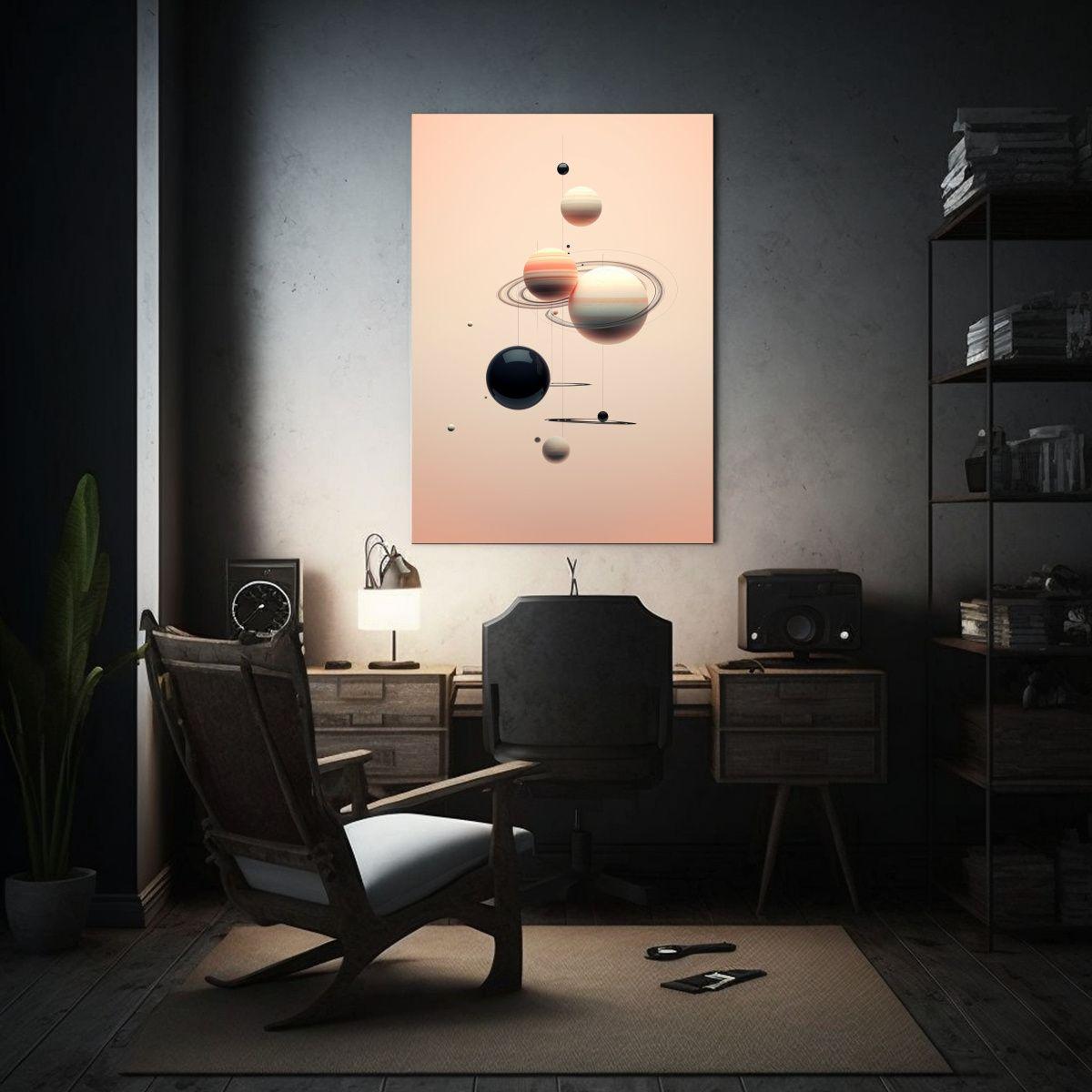 Pinturas Decorativas De Lienzo Abstracto 60x90 Cm-2