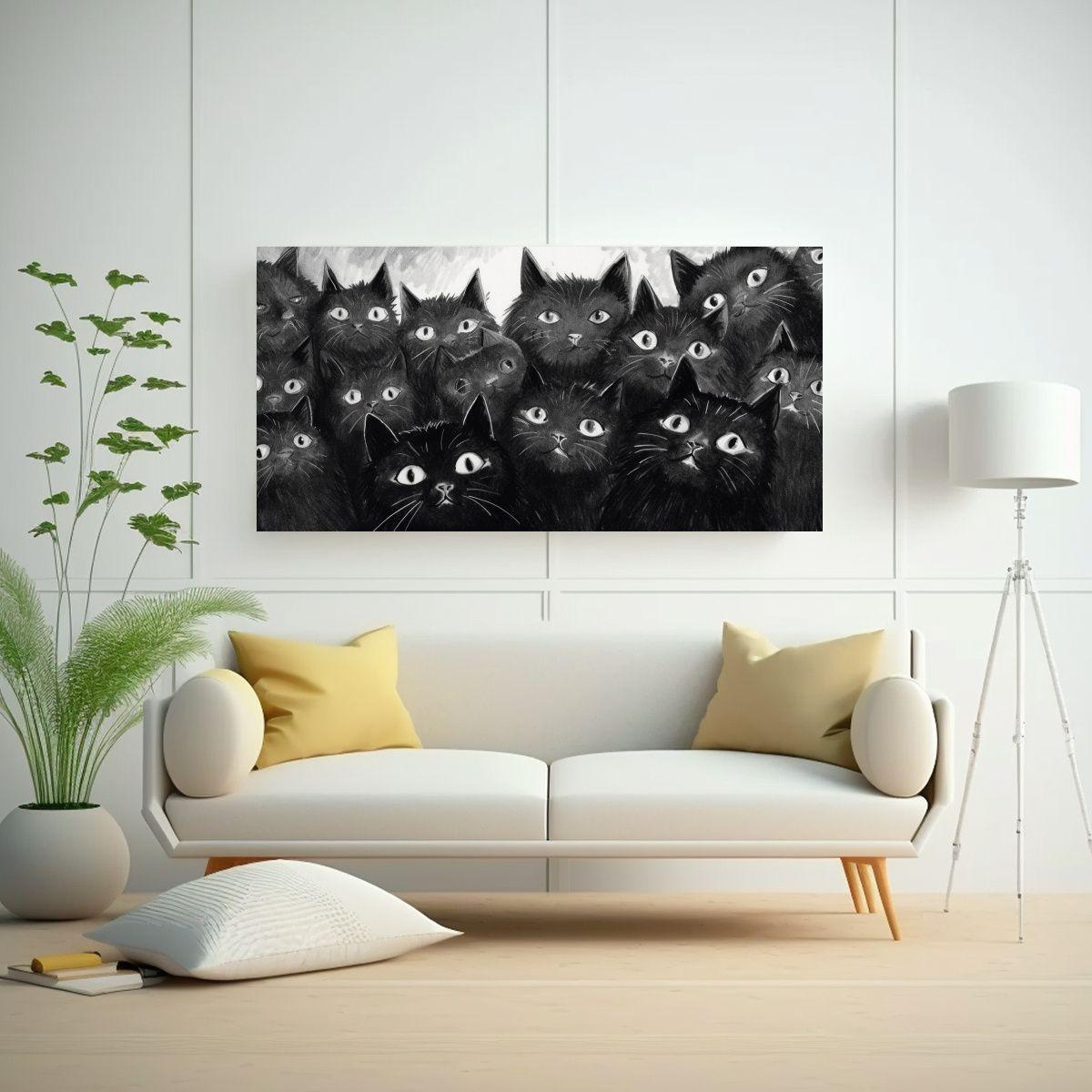 Cuadro Abstracto The Starry Night En 120x60cm-2