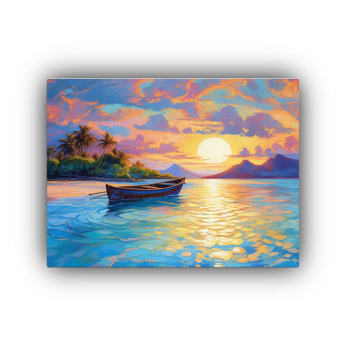 Cuadro único Estilo Mixto De Erin Hanson Y Donato Giancola. 45x30cm-0