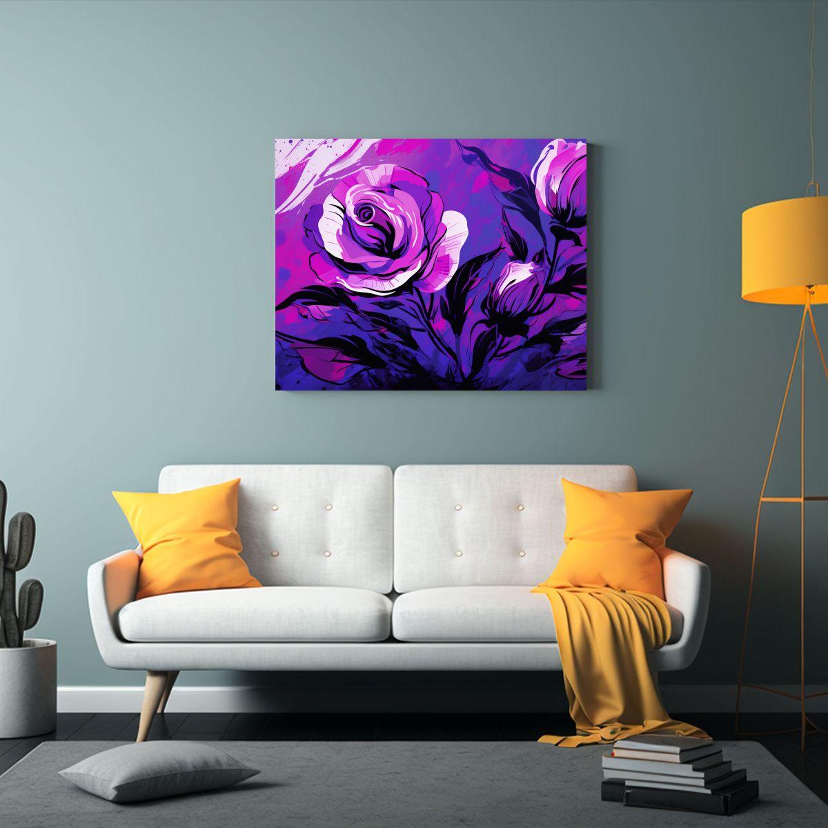 Pinturas De Decoración En Estilo Medio, Inspiradas En La Ex 75x50cm-2