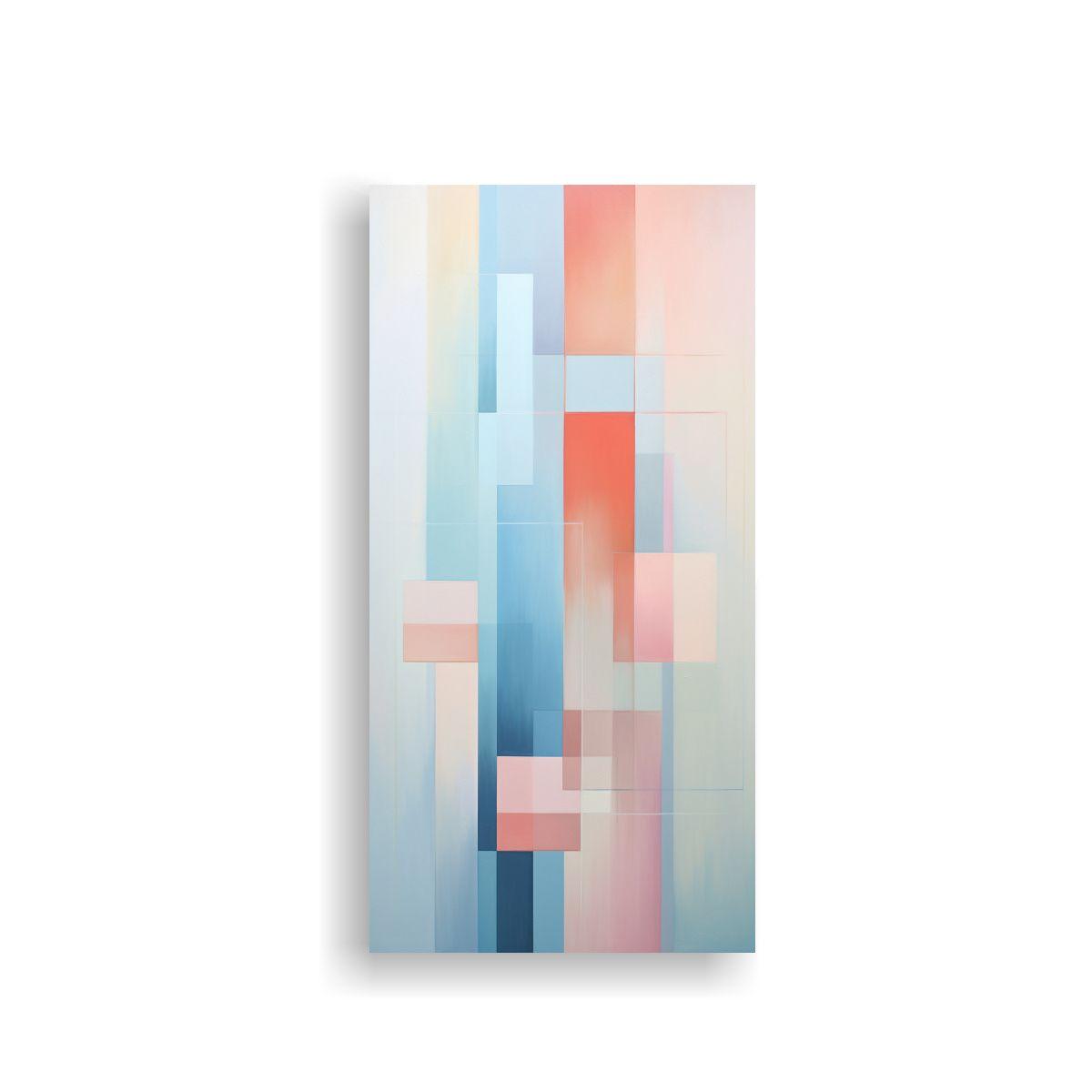 Pinturas Decorativas De Geometría Abstracta 40x80cm-0