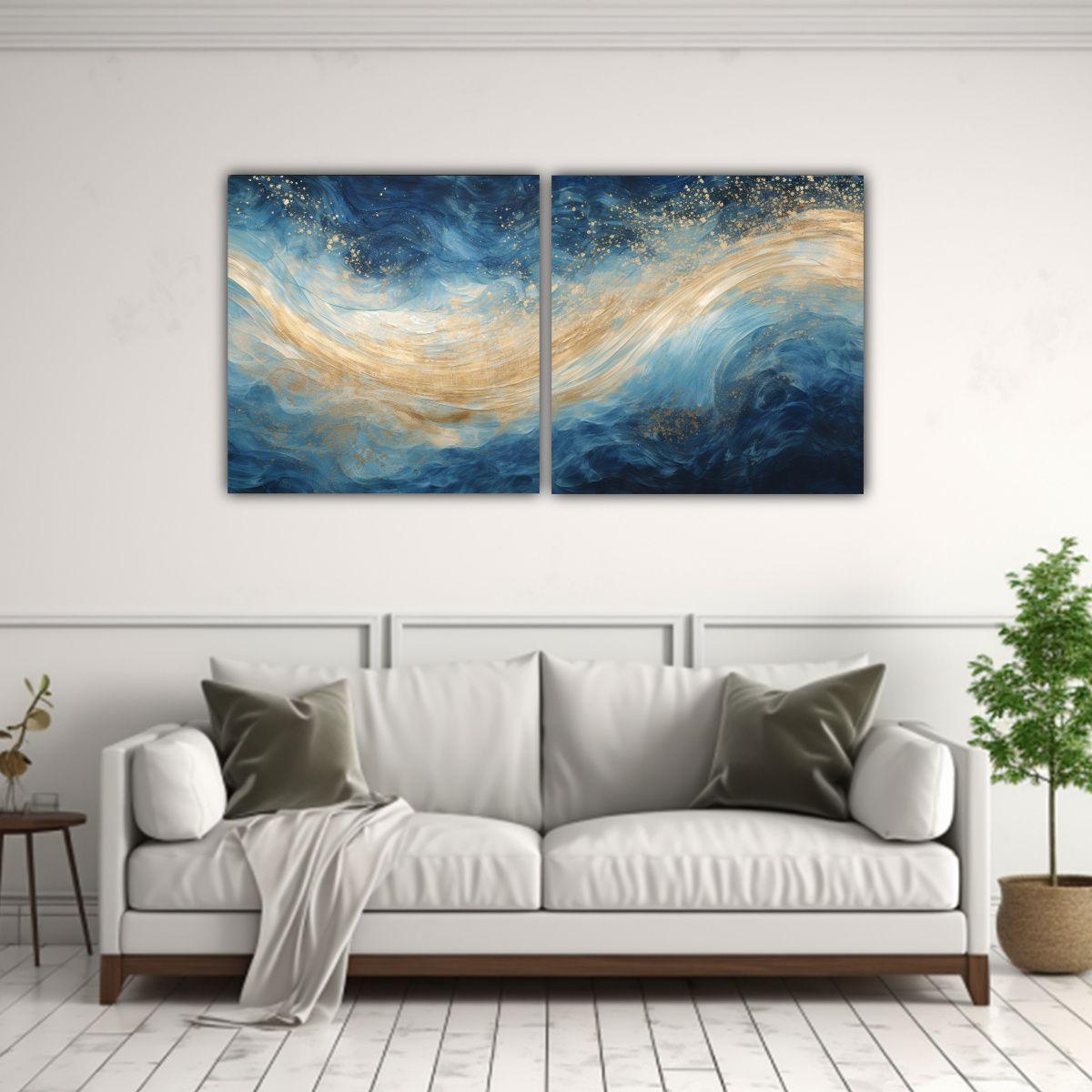 Pinturas Decorativas Temática De Punto Luminoso 80x40 Cm-2