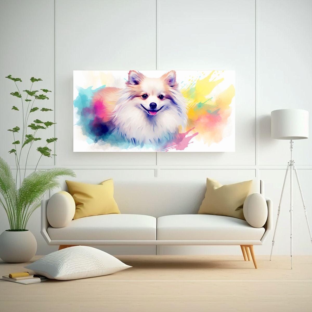 Cuadro Minimalista Vintage De Spitz En Colores 120x60cm-2