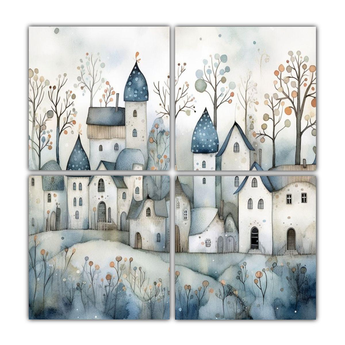 Pinturas Decorativas De Belleza Espectacular 180x180 Cm-0