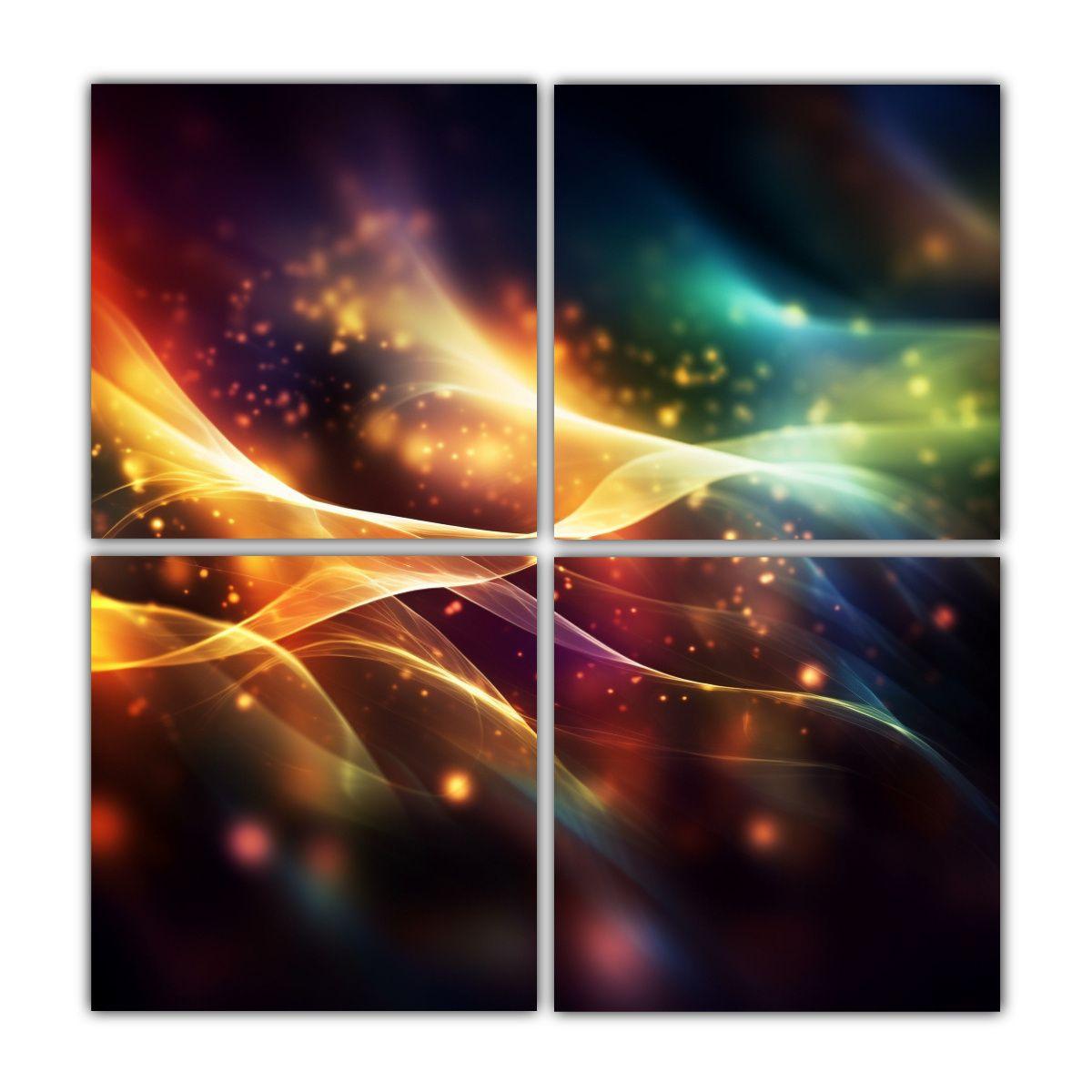 Lienzos De Tela Creativa Escenario Con Efecto 100x100 Cm-0