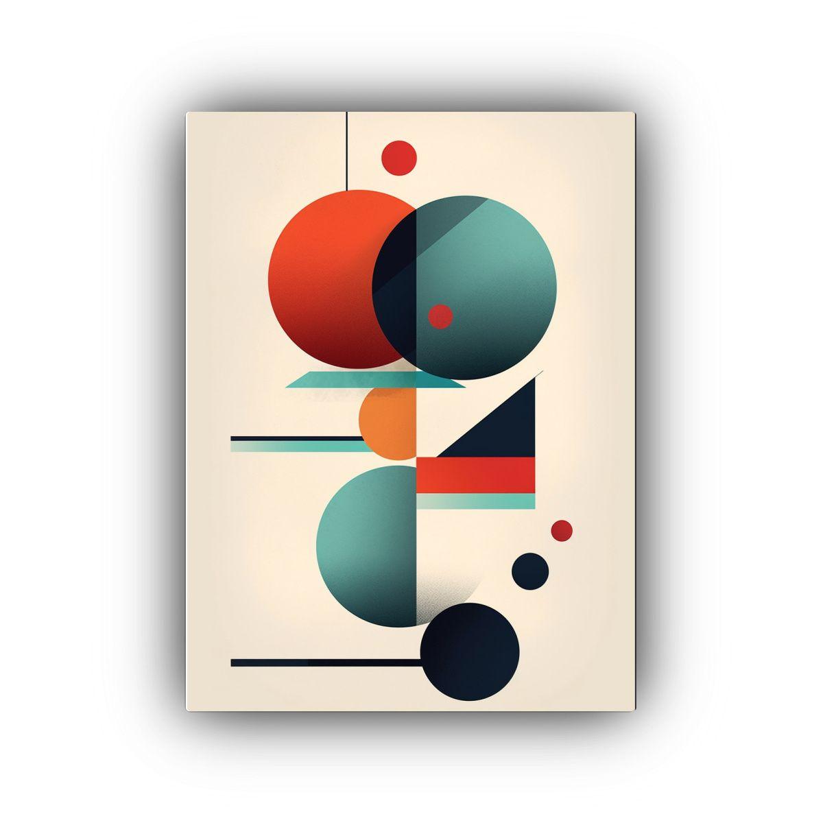 Arte Acuarela Vision Abstracto Formas 40x50cm-0