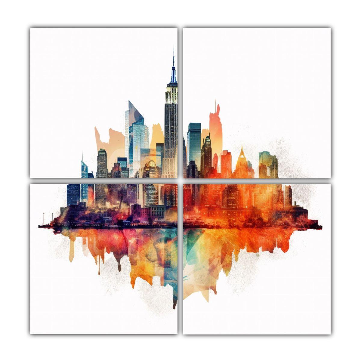 Pintura Decorativa Inspirada En La Modernidad Del 200x200 Cm-0