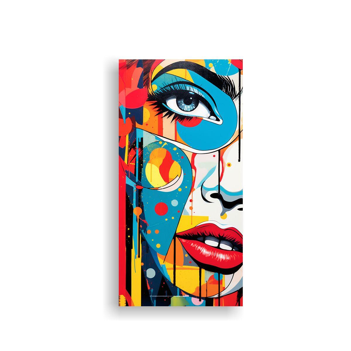 Pinturas Decorativas De Lienzo Vintage, Fusión 20x40 Cm-0