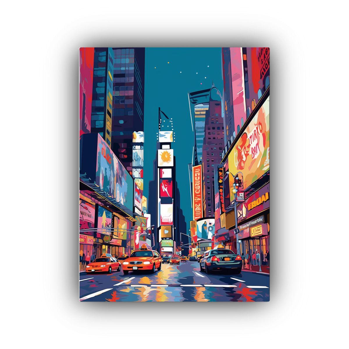 Pintura Decorativa De Paisaje Vintage En Times 50x75cm-0