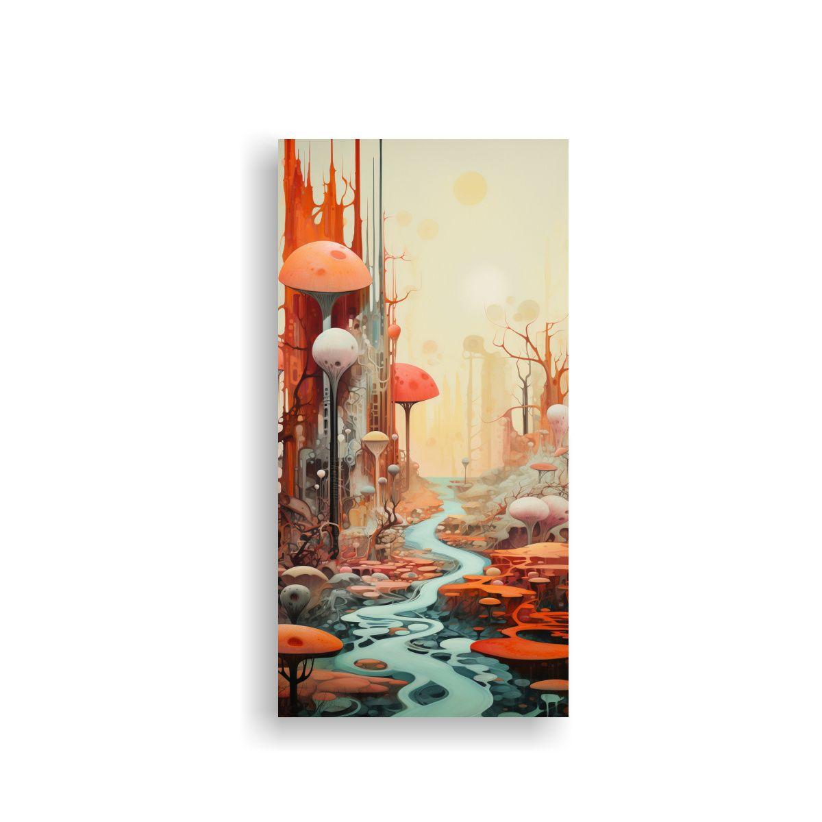Cuadros Decorativos Surrealistas De Paisajes 50x100cm-0