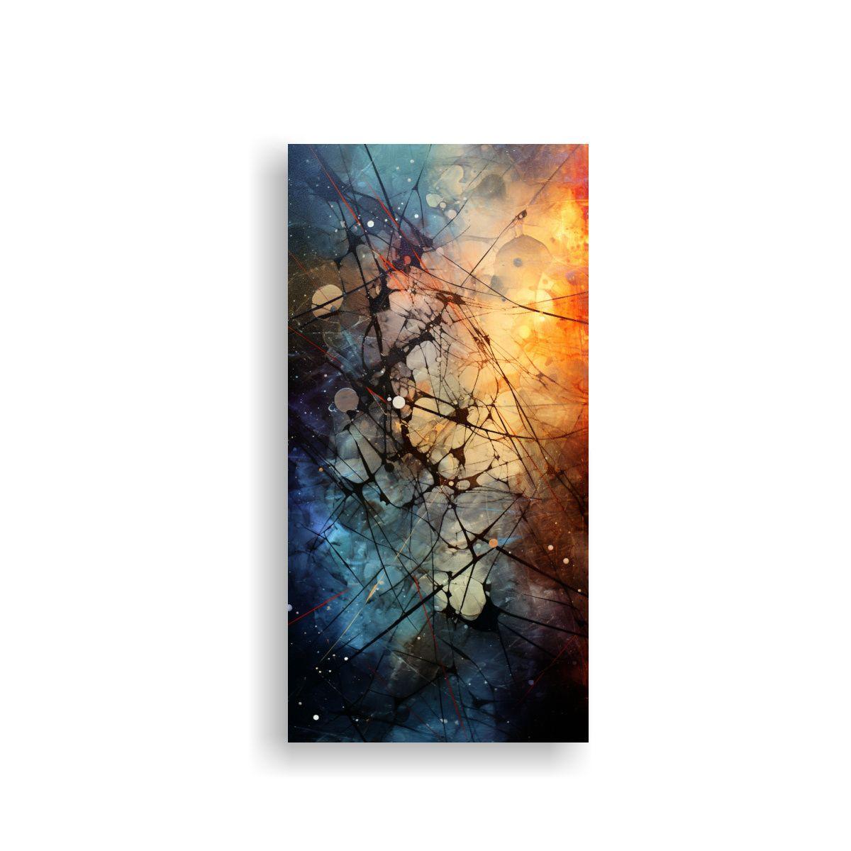 Tela En Bastidor Inspirador Y Misterioso Con Arte 60x120cm-0