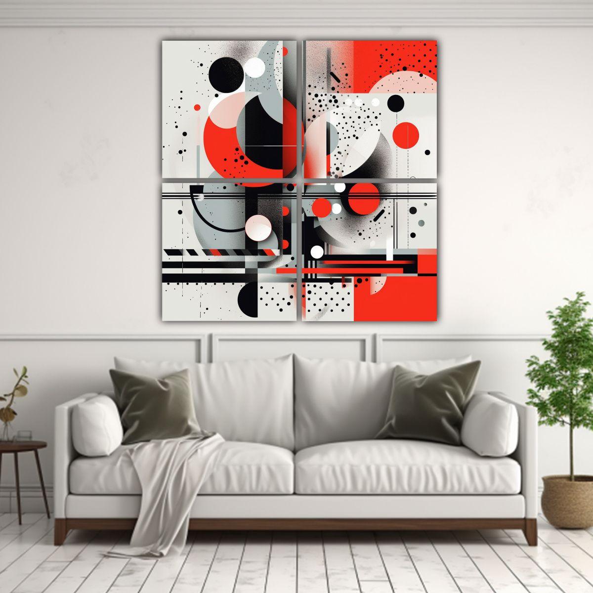 Pinturas Decorativas Inspiradas En El Diseño 160x160 Cm-2