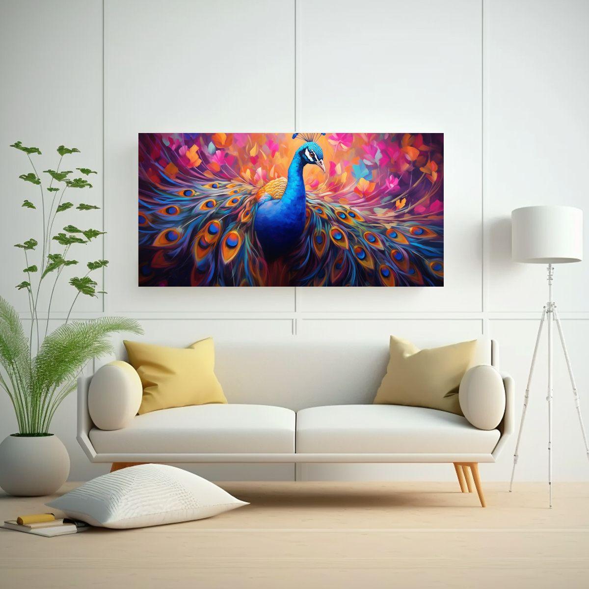 Cuadro De Lienzo De Tela Con Estilo De Pintura Al 60x30cm-2