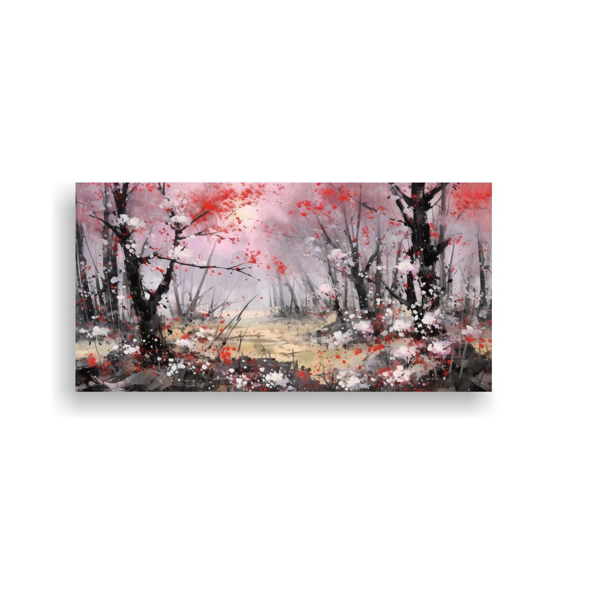 Pintura En Bastidor De Wu Guanzhong Para Cocina 140x70cm-0