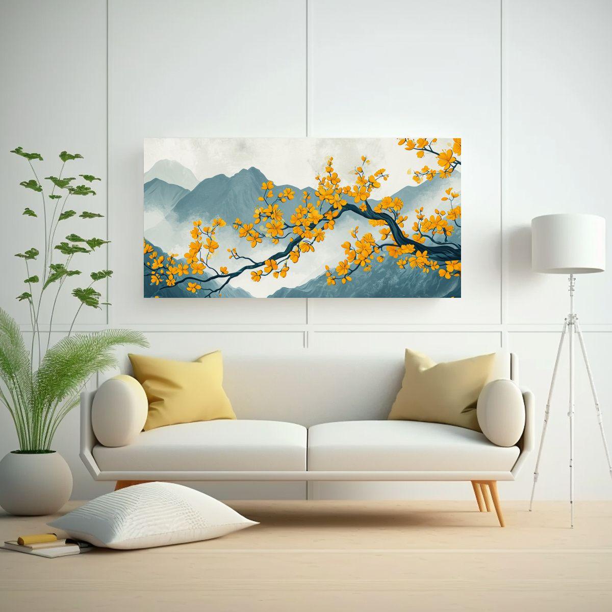 Pinturas Decorativas En Bastidor: Esquema 140x70cm-2
