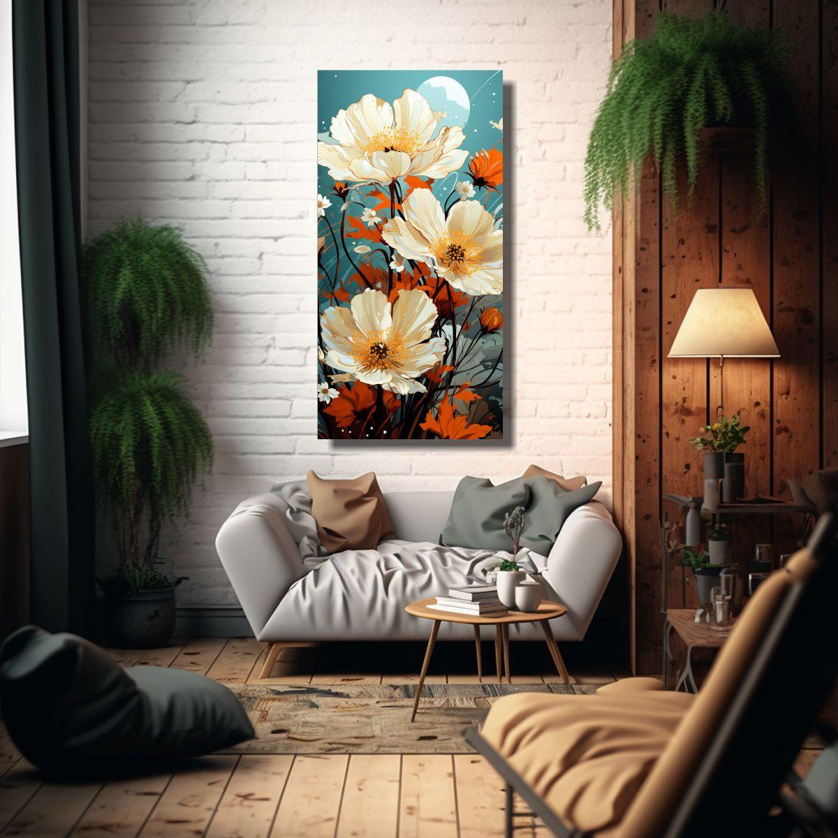 Pinturas Decorativas De Lienzo Moderno Armonía 50x100cm-2