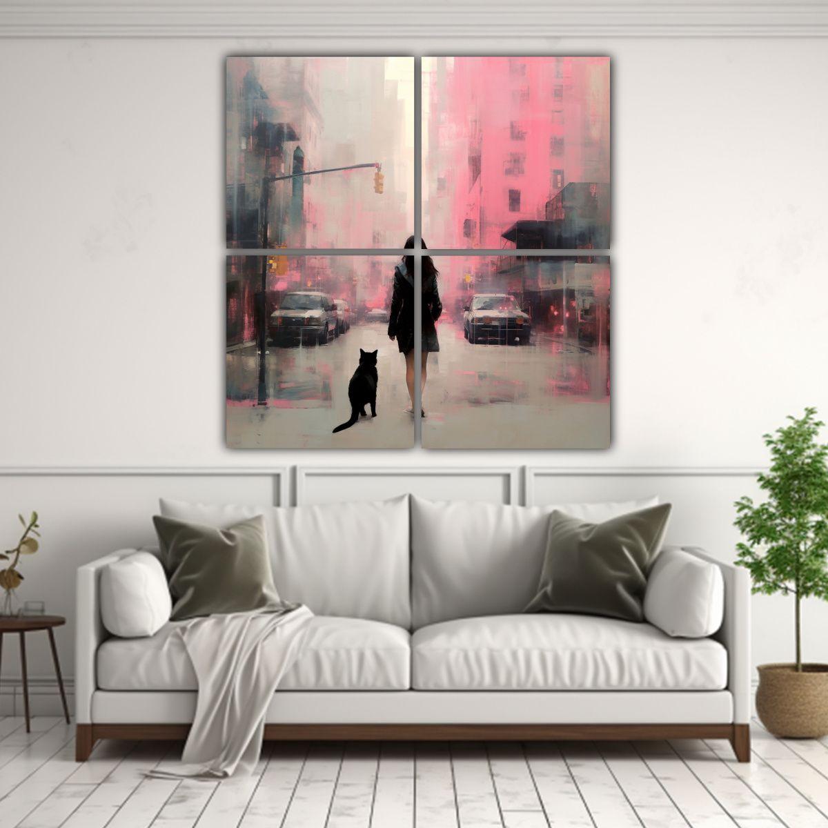 Artes De Pared Patron Intenso New York Cityscape 160x160 Cm-2