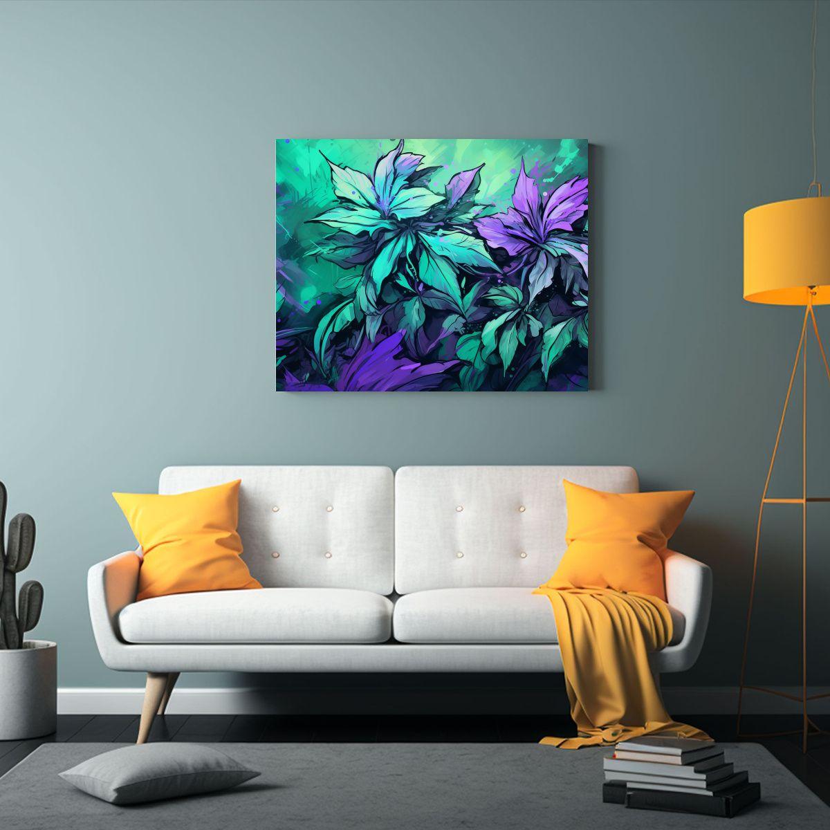 Pinturas De Pared Modernas En Estilo Surrealista Con Colores 50x40cm-2