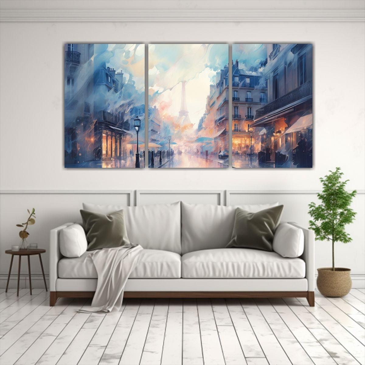 Pinturas Abstractas Que Capturan El Romance 150x75 Cm-2