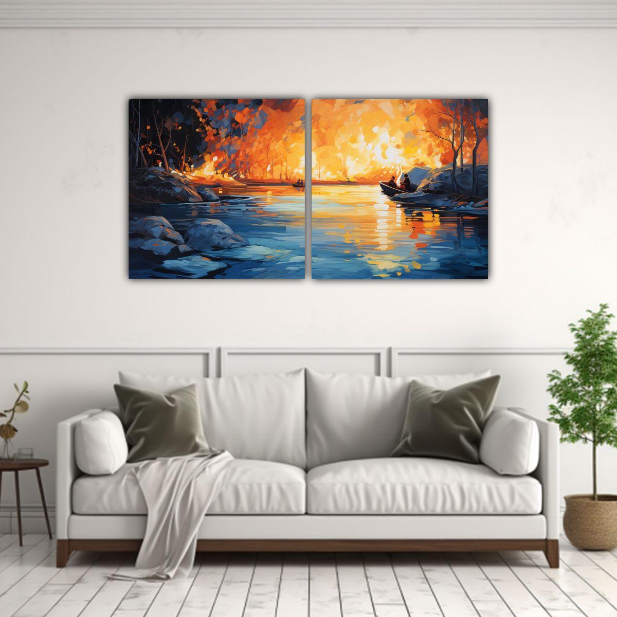 Cuadros Decorativos En Bastidor De Madera: 120x60 Cm-2