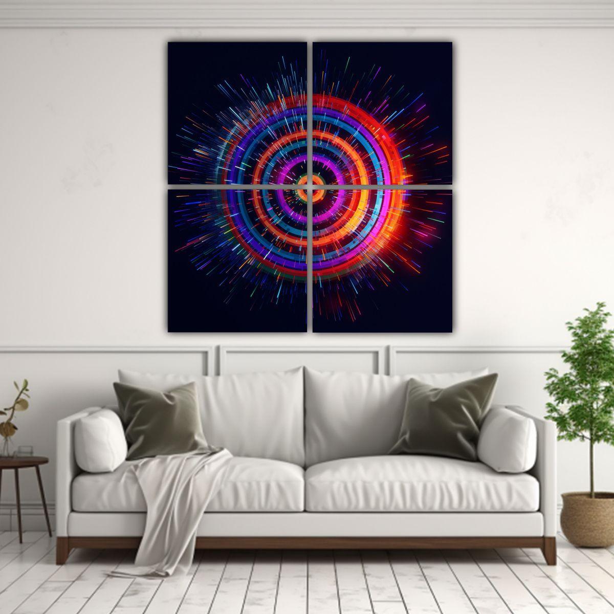 Pinturas Decorativas Burbujeantes Para El Hogar 80x80 Cm-2