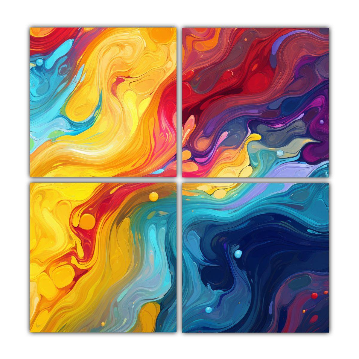 Artes De Pared Abstractas Para Inspirar Imagen De 100x100 Cm-0
