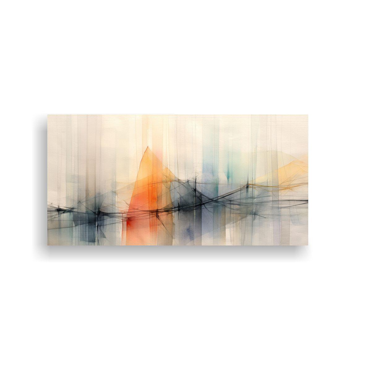 Pinturas Decorativas Con Composición De Colores 160x80cm-0